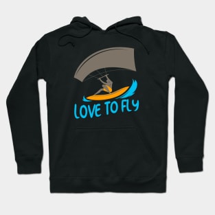 Kiteboard Kitesurfer gift Hoodie